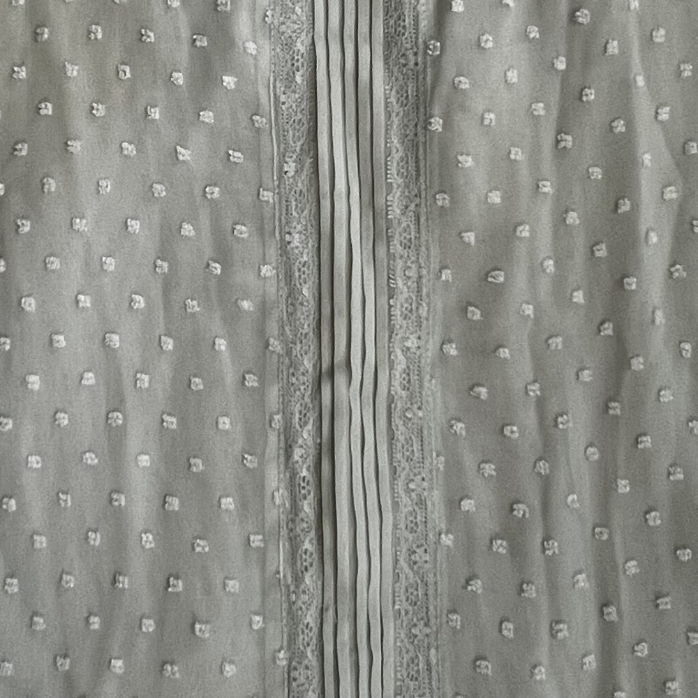Darling! [LC · Lauren Conrad] Sweet Mint Green Swiss Dot NWT Blouse Top | Small - Picture 9 of 11
